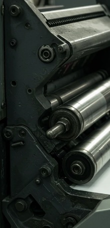 Printing press rollers cleaned of ink